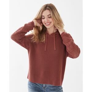 FDJ Crochet Sleeve Sweater NWT‎ size L